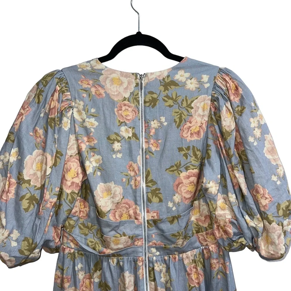 NEW NWT Yumi Kim Gayle Linen Dress In Mellow Brook Crystal Floral Print